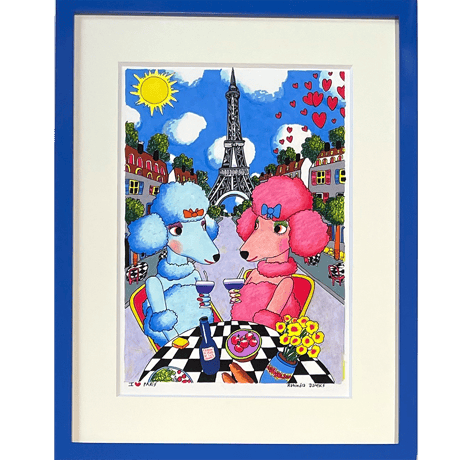 版画　PARIS  12 後藤純男「塔映 月」リトグラフ 絵画買取・販売の小竹美術