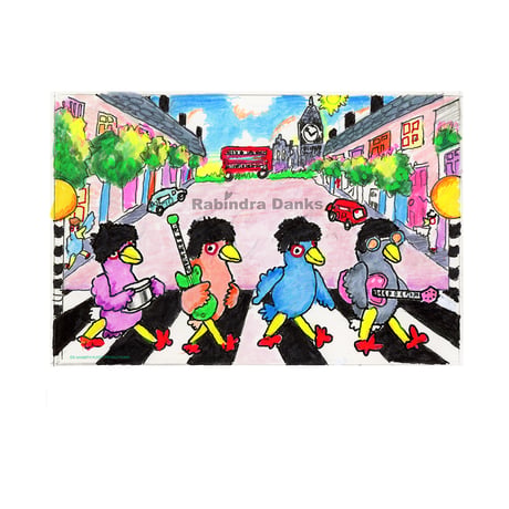 WE ❤️ ABBEY ROAD　（複製画）