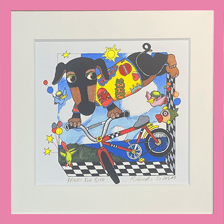 FRANKY FUN BIKE（版画・版上サイン）