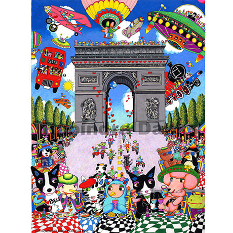 WE LOVE PARIS（版画・版上サイン）