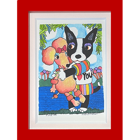 【サイン付】ラビンドラダンクス 版画＋書籍「FOREVER HEARTS」 Amazon.co.jp: FOREVER HEARTS : ラビンドラ ダンクス, Danks