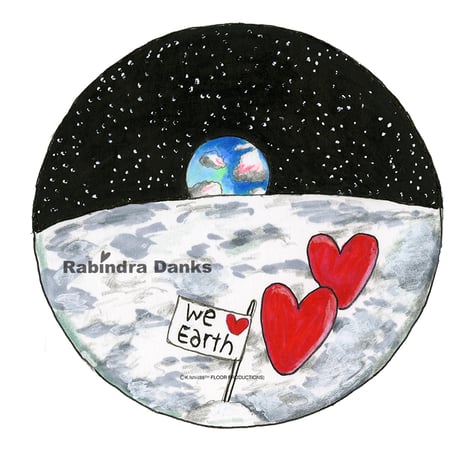 HEARTS ON THE MOON　　（複製画）