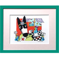 CHECK UP（版画・版上サイン）