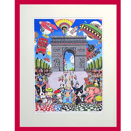 WE LOVE PARIS（版画・版上サイン）