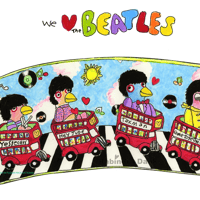 WE ❤️THE BEATLES    版画（版上サイン）