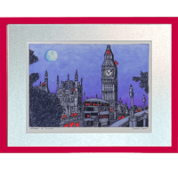 HEARTS IN LONDON（版画・版上サイン）