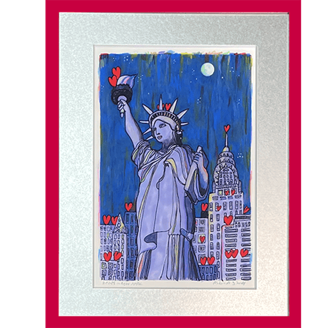 HEARTS IN NEW YORK（版画・版上サイン）