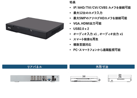DVR 8ch ／ SN-ADR3808E2