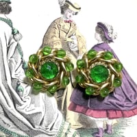 vintage earrings ( 1950s )