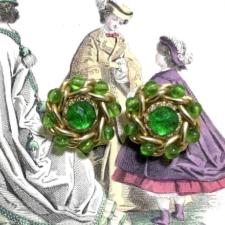 vintage earrings ( 1950s )