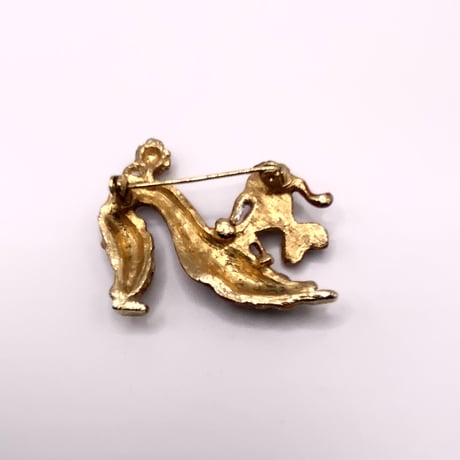 vintage poodle brooch