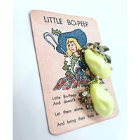 BSK Signed vintage fruit clip on earring  ( 1960s )