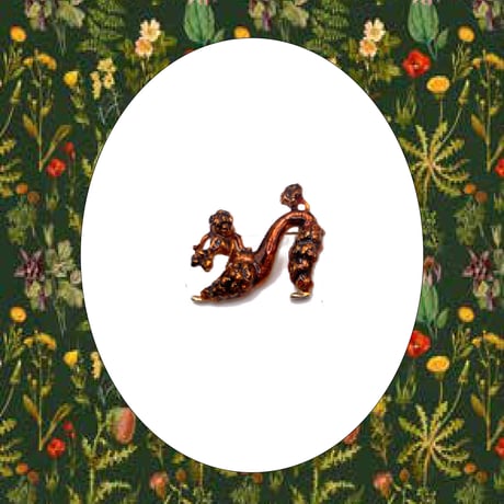 vintage poodle brooch