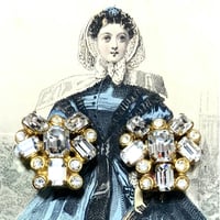 vintage earrings ( 1960's )