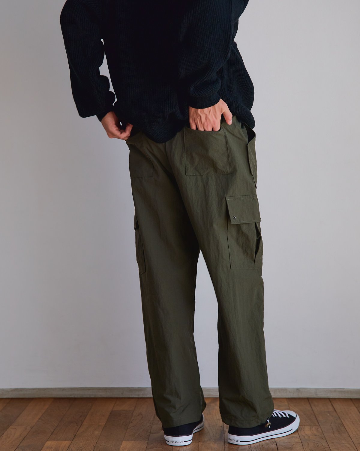 unisex / nylon cargo pants | KALENO