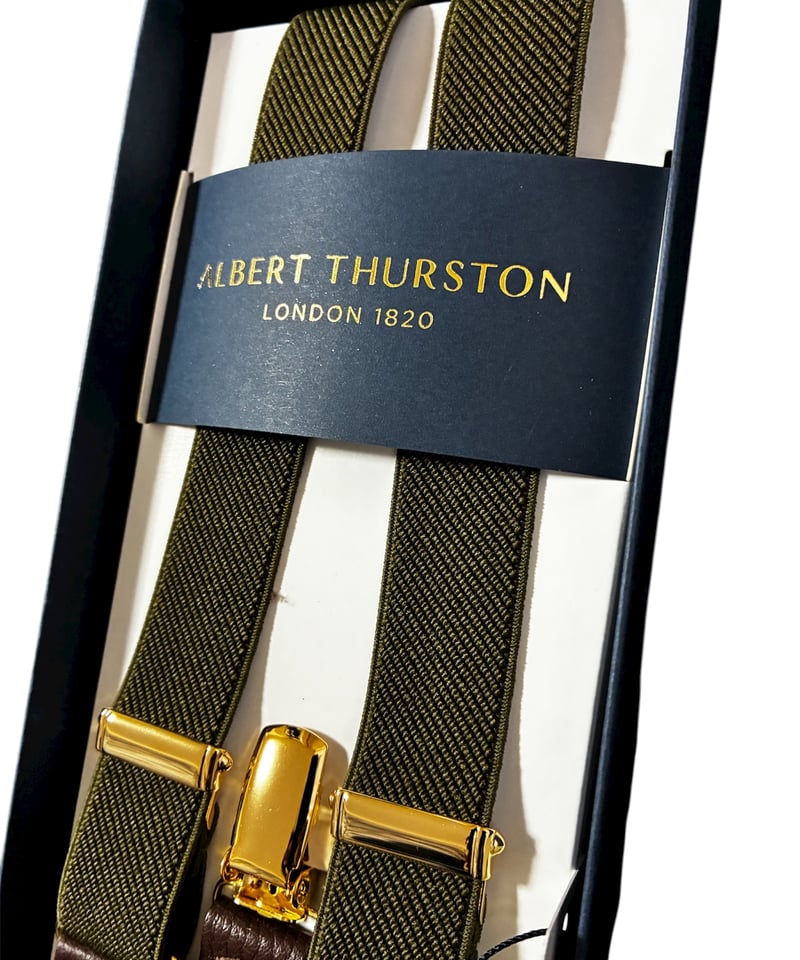 ALBERT THURSTON アルバートサーストン クリップエンドサスペンダー