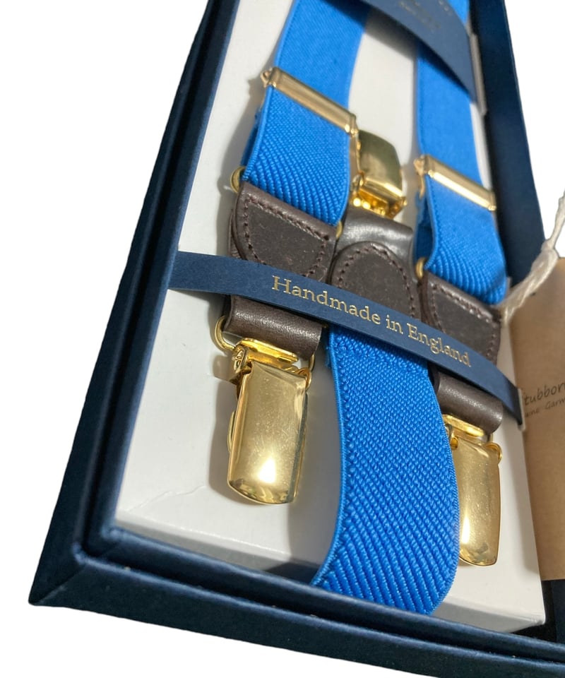 ALBERT THURSTON アルバートサーストン サスペンダー ネイビー ALBERT THURSTON アルバートサーストン サスペンダー ネイビー