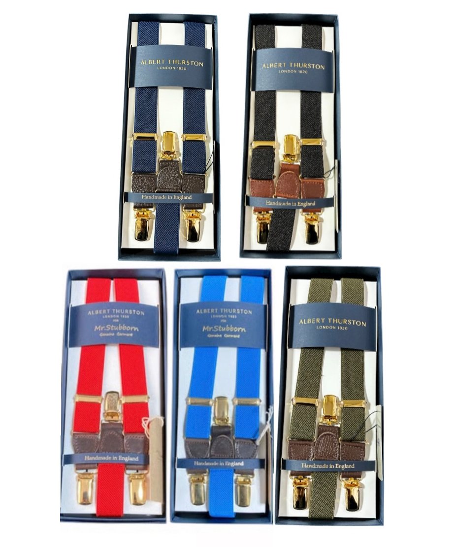 ALBERT THURSTON アルバートサーストン クリップエンドサスペンダー