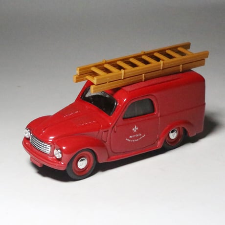 【BRUMM】Fiat 500C Furgoncino （1949） Vigili del fuoco