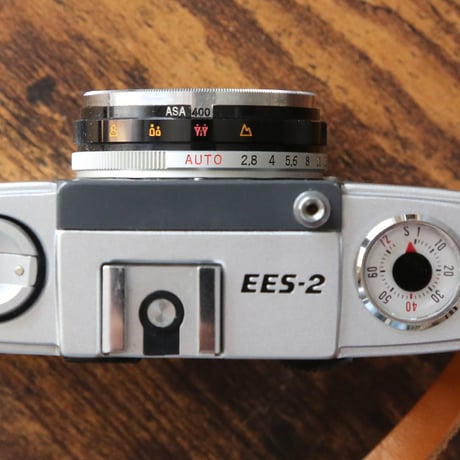 【OLYMPUS】 PEN EES-2 フィルムカメラ（分解整備済・オリジナルストラップ・no117）