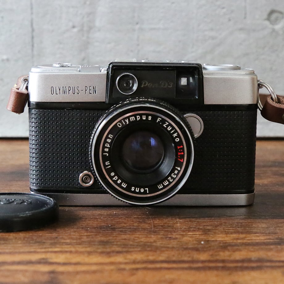 OLYMPUS】 PEN D3 フィルムカメラ（分解整備済・オリジナルストラップ