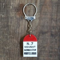 N.7 NOUGAT GERBED’OR MONTELIMARキーホルダー