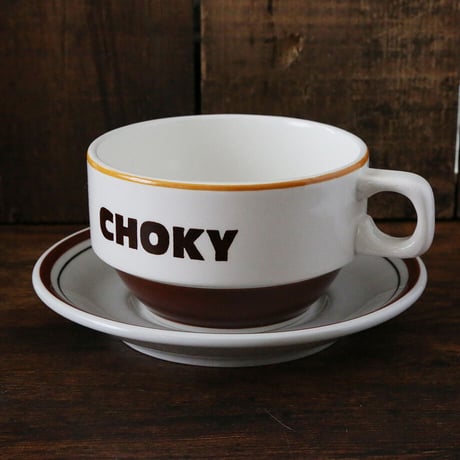 【CHOKY 】スタッキングマグカップ & ソーサー