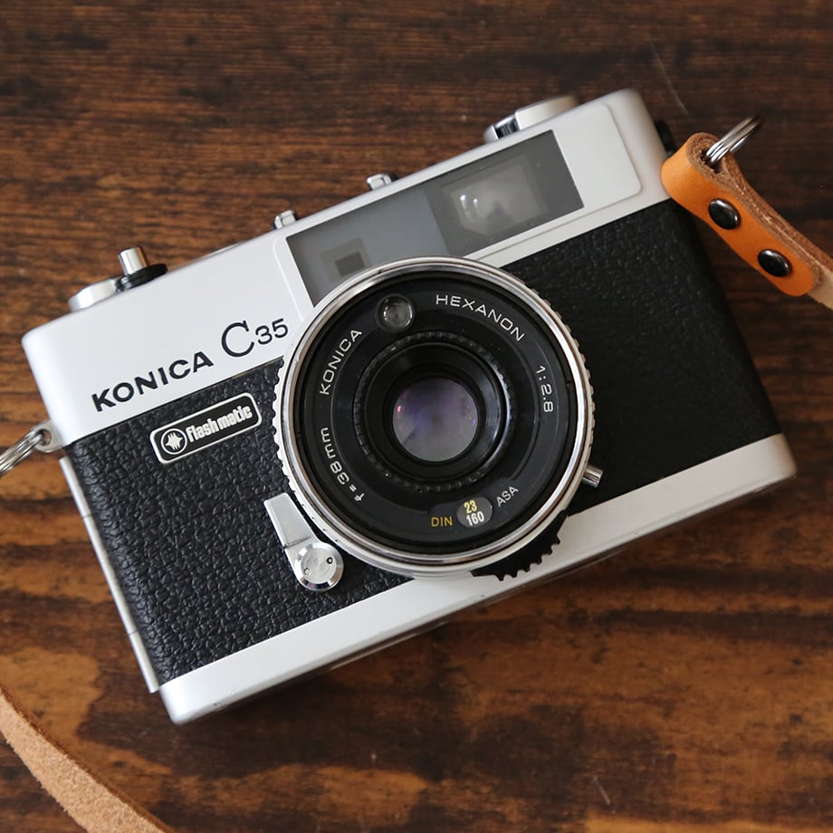 -471- KONICA コニカC35 フラッシュマチック　分解整備済完動美品 471- KONICAコニカC35 フラッシュマチック分解整備済の完動美品