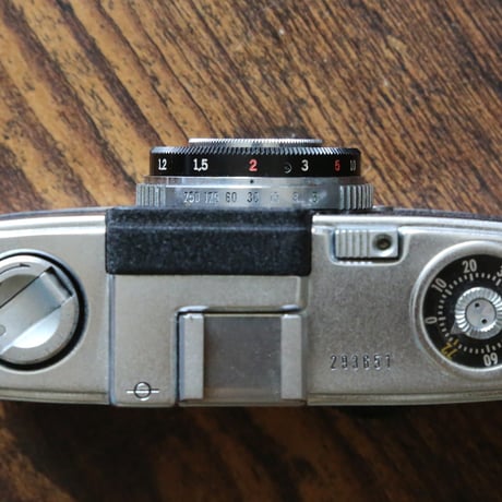 【OLYMPUS】 PEN S 2.8フィルムカメラ（分解整備済・オリジナルストラップ・no137）