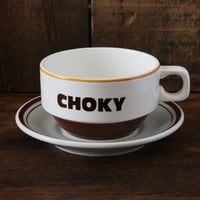 【CHOKY 】スタッキングマグカップ & ソーサー
