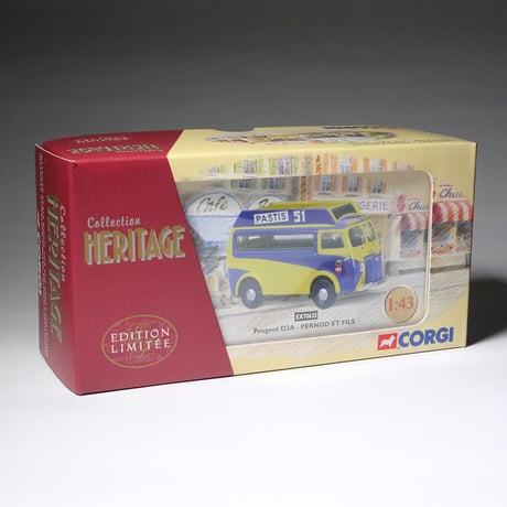 【CORGI】PEUGEOT D3A-PERNOD ET FILS PASTIS 51