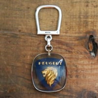 【Bourbon】PEUGEOT ブルボンキーホルダー（青ESSO）