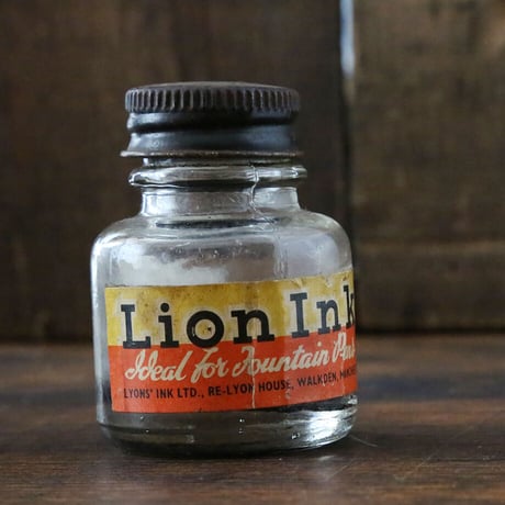 【LION INK】ヴィンテージ・インクボトル