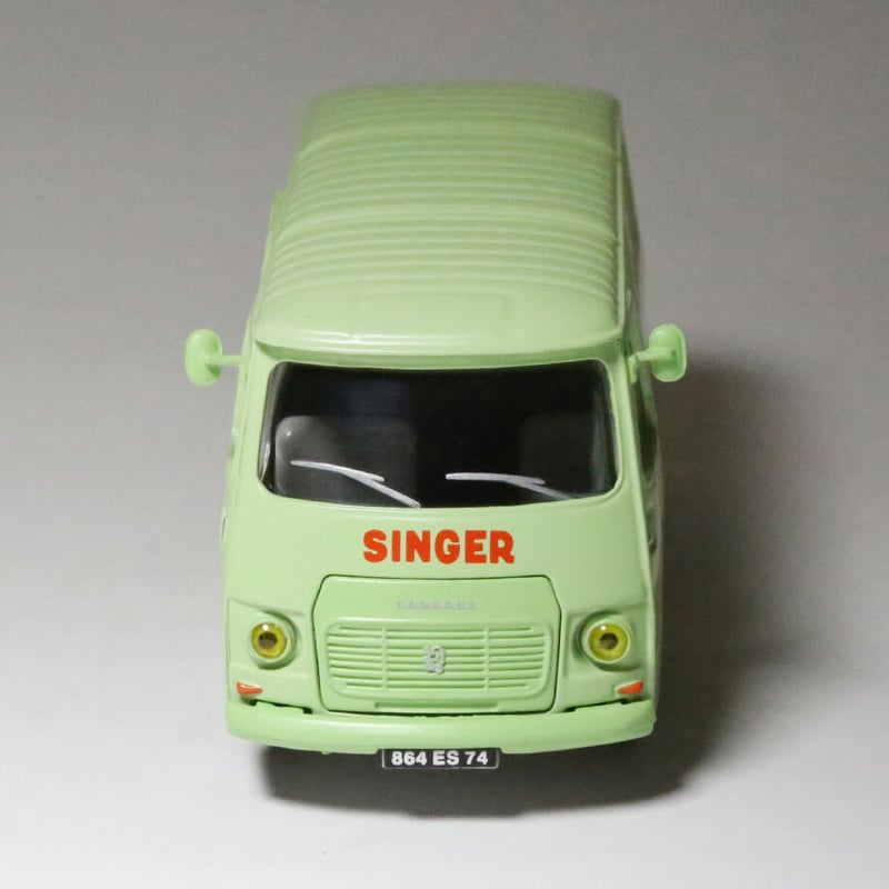 Miniature De Collection Eligor 1:43 - Peugeot J7 Aux Couleurs Singer (Machine à Coudre) - NEUVE En Boîte