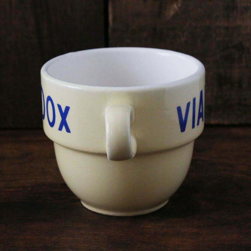 フランス ヴィンテージ VIANDOX スタッキング マグカップ ノベルティ フランス ヴィンテージ VIANDOX スタッキング マグカップ ノベルティ