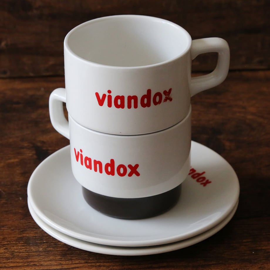 VIANDOX】スタッキングマグカップ & ソーサー | Dear Prudence／ディア