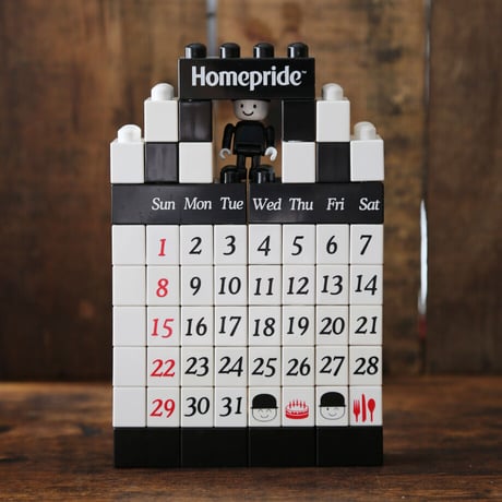 【Homepride】フレッド君 ブロックカレンダー