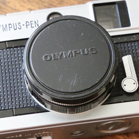 【OLYMPUS】 PEN EED フィルムカメラ（分解整備済・オリジナルストラップ・no134）