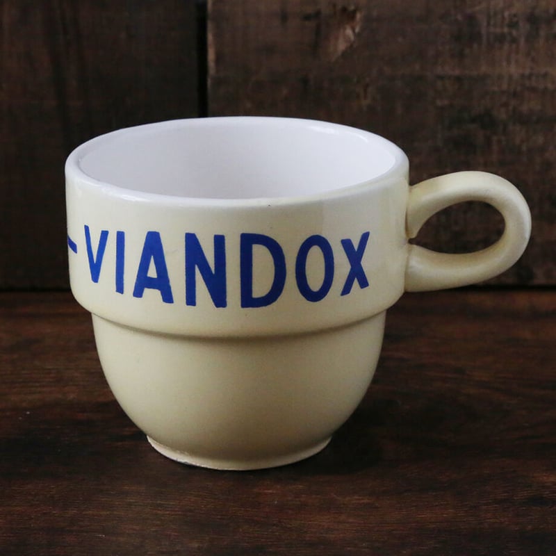 フランス ヴィンテージ VIANDOX スタッキング マグカップ ノベルティ VIANDOX】 スタッキング・マグカップ（イエロー） | Dear Prudence