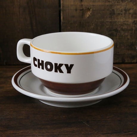 【CHOKY 】スタッキングマグカップ & ソーサー