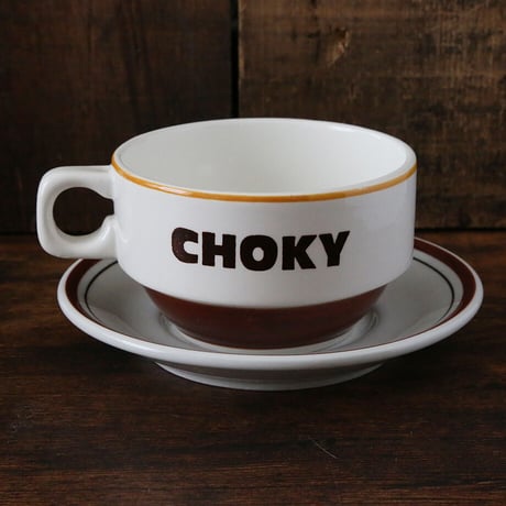【CHOKY 】スタッキングマグカップ & ソーサー