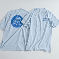 cherry logo s/s tee (powder blue)