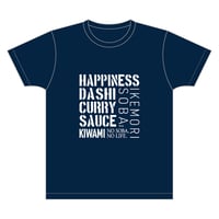 池森そばオリジナル　Tシャツ（カレー極み/紺）