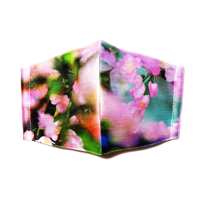 布マスク | Pink Peach Blossom | MIKA NINAGAWA OFFIC