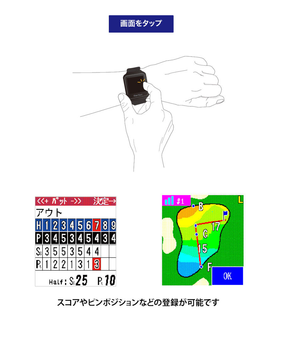 16時まで即日発送】ショットナビAIR EX Shot Navi AIR EX ゴルフナビ...