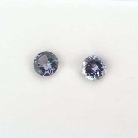 【受注生産商品】非加熱タンザナイト×ダイヤモンドピアス