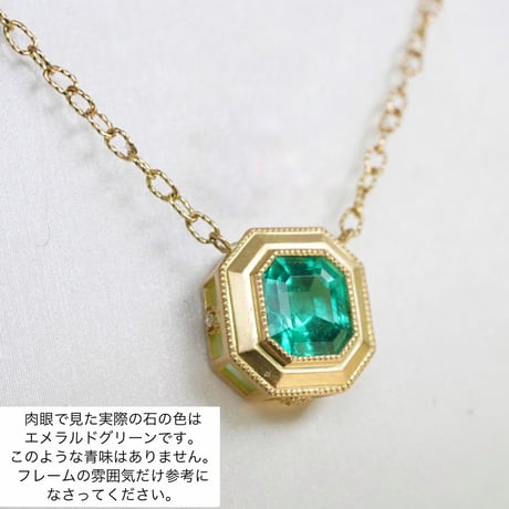 コロンビア産エメラルド✴︎ネックレス