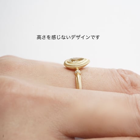 レイラインリング《ミャンマー産フェナカイト》