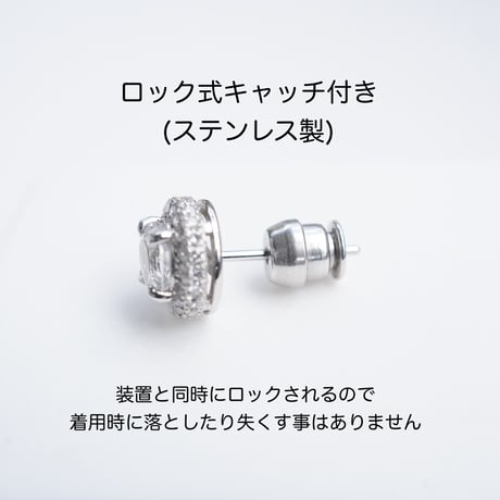 【受注生産商品】非加熱タンザナイト×ダイヤモンドピアス
