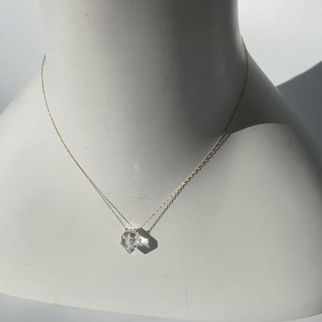 【F様専用】ハーキマーダイヤモンド原石✴︎18Kネックレス